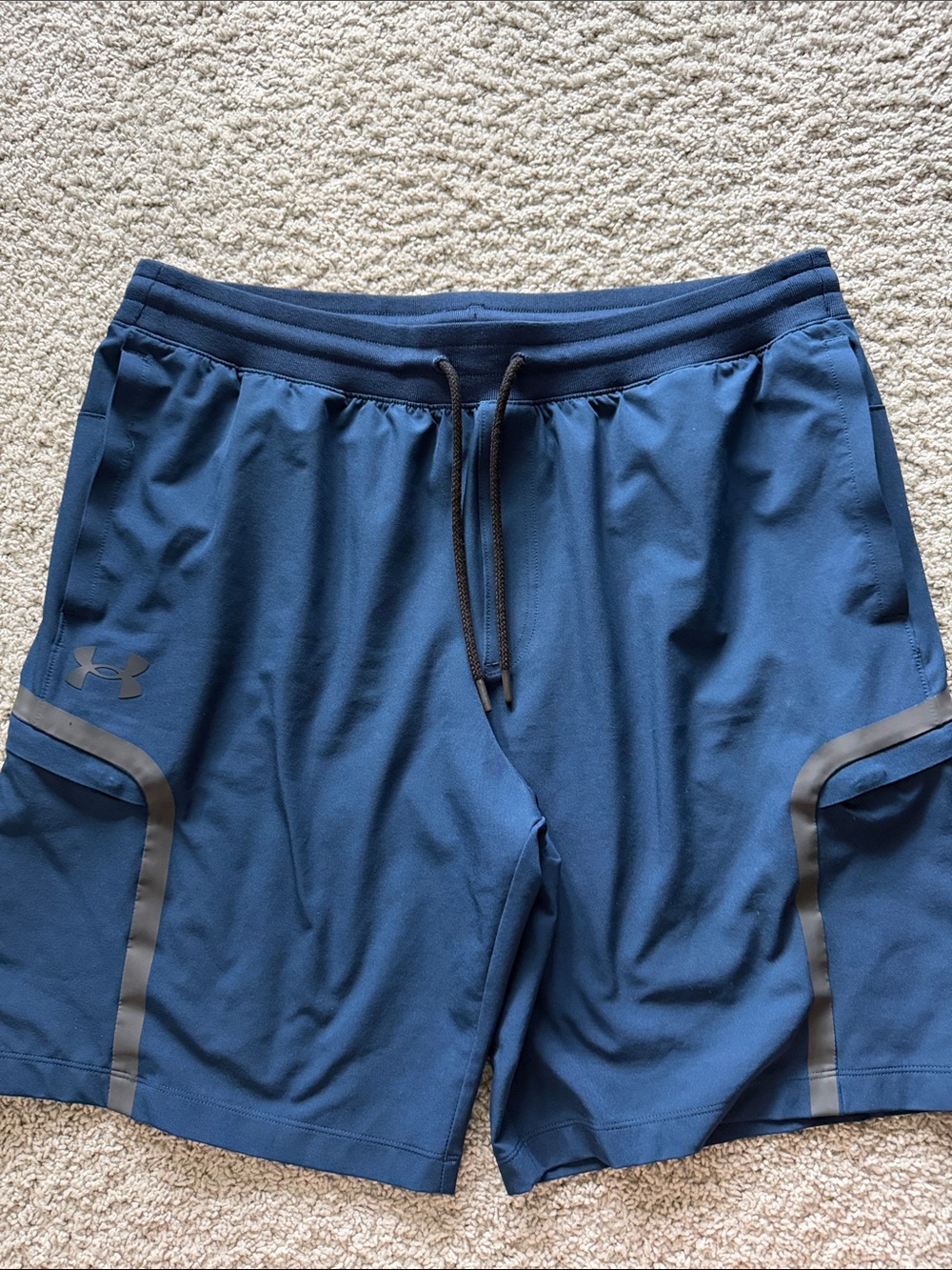 Under Armour Men's Navy Blue Athletic Training Shorts